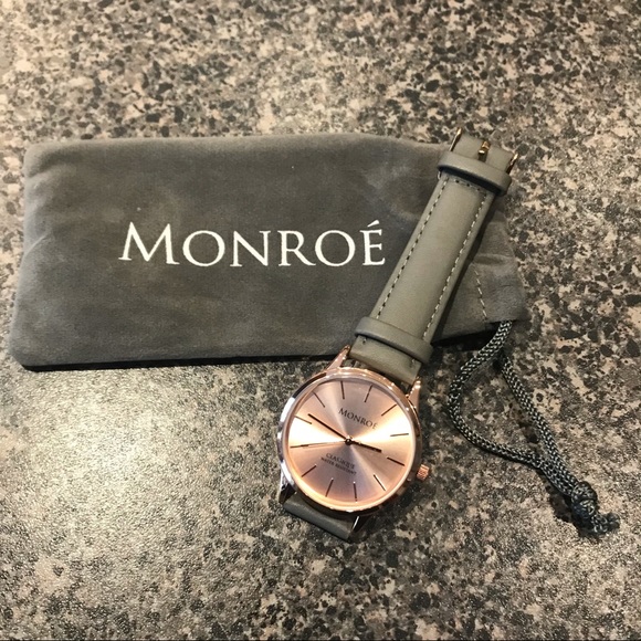 Monroé Sunburst Solérose rose gold watch. - Picture 5 of 7